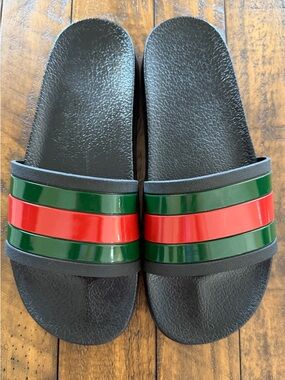 Men's Gucci Black Slides